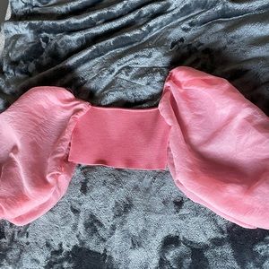 Zara puff sleve crop top size S brand new never worn